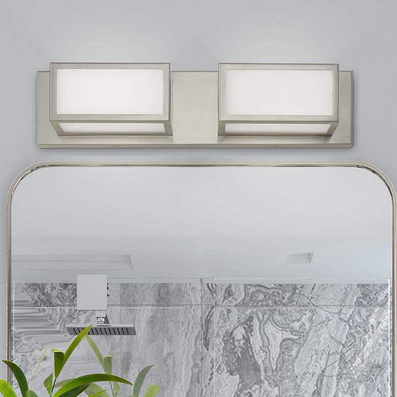 Image 1 Sutter LED Light Brushed Nickel ADA Bath Vanity