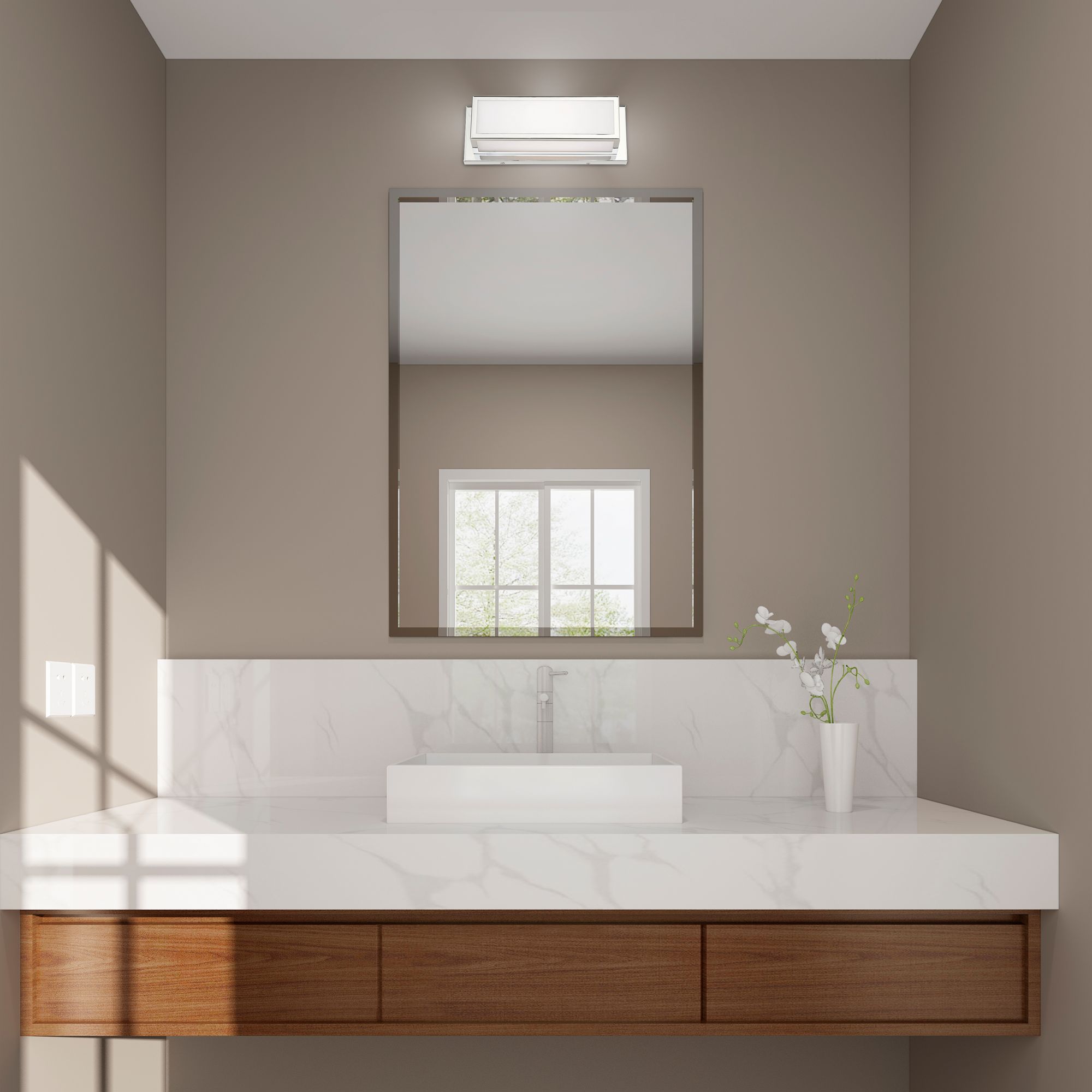 Image 7 Sutter LED Polished Chrome ADA Bath Vanity more views