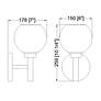 Sutton 1 Light Wall Sconce