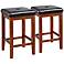 Sutton 24" Cherry Counter Stools Set of 2