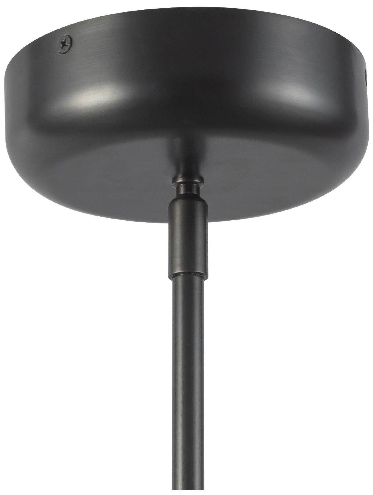 Image 5 Sutton 36-in Urban Bronze dimmable LED Chandelier with Clear Glass more views