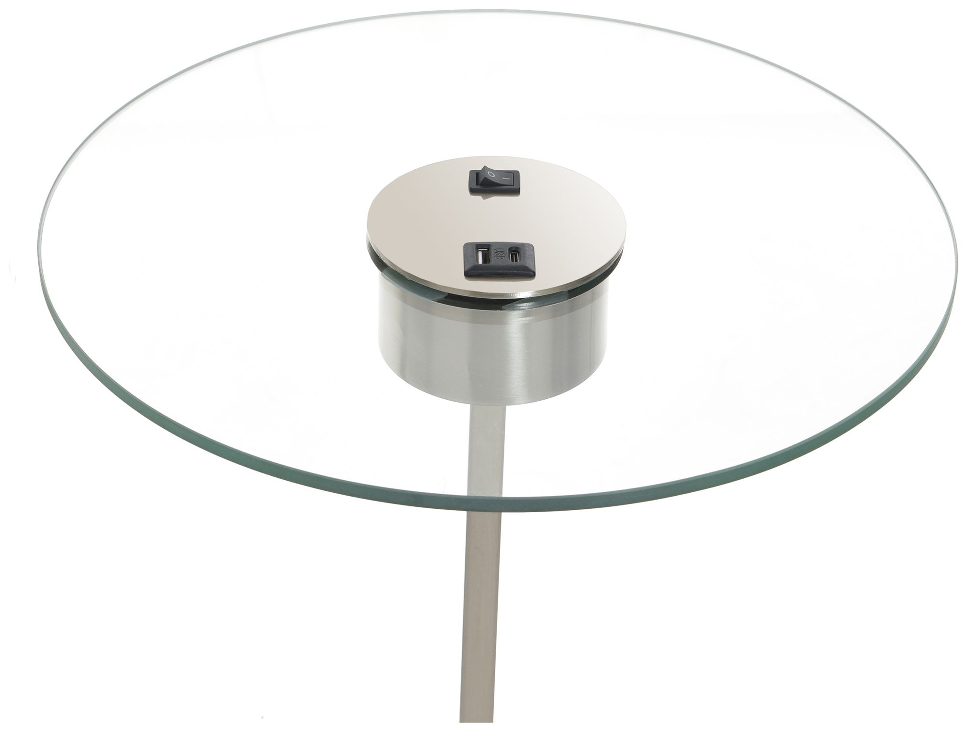 Image 5 Sutton 61" High Brushed Nickel Floor Lamp with White Shade more views