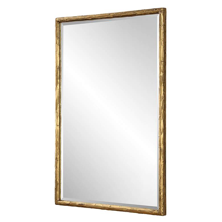 Image 5 Sutton Aged Gold 24 1/4" x 36 1/4" Rectangular Wall Mirror more views