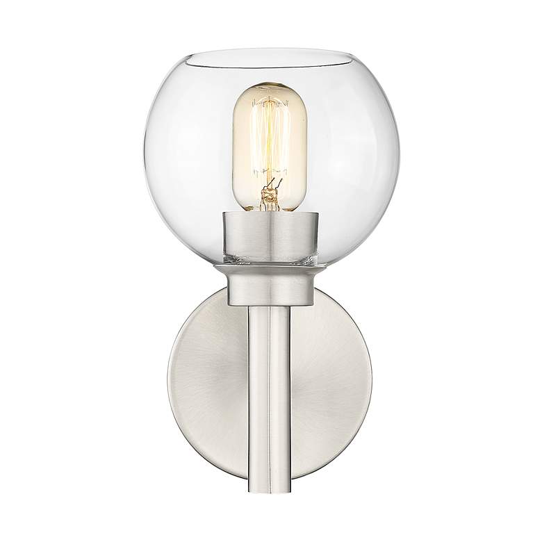 Image 6 Sutton by Z-Lite Brushed Nickel 1 Light Wall Sconce more views