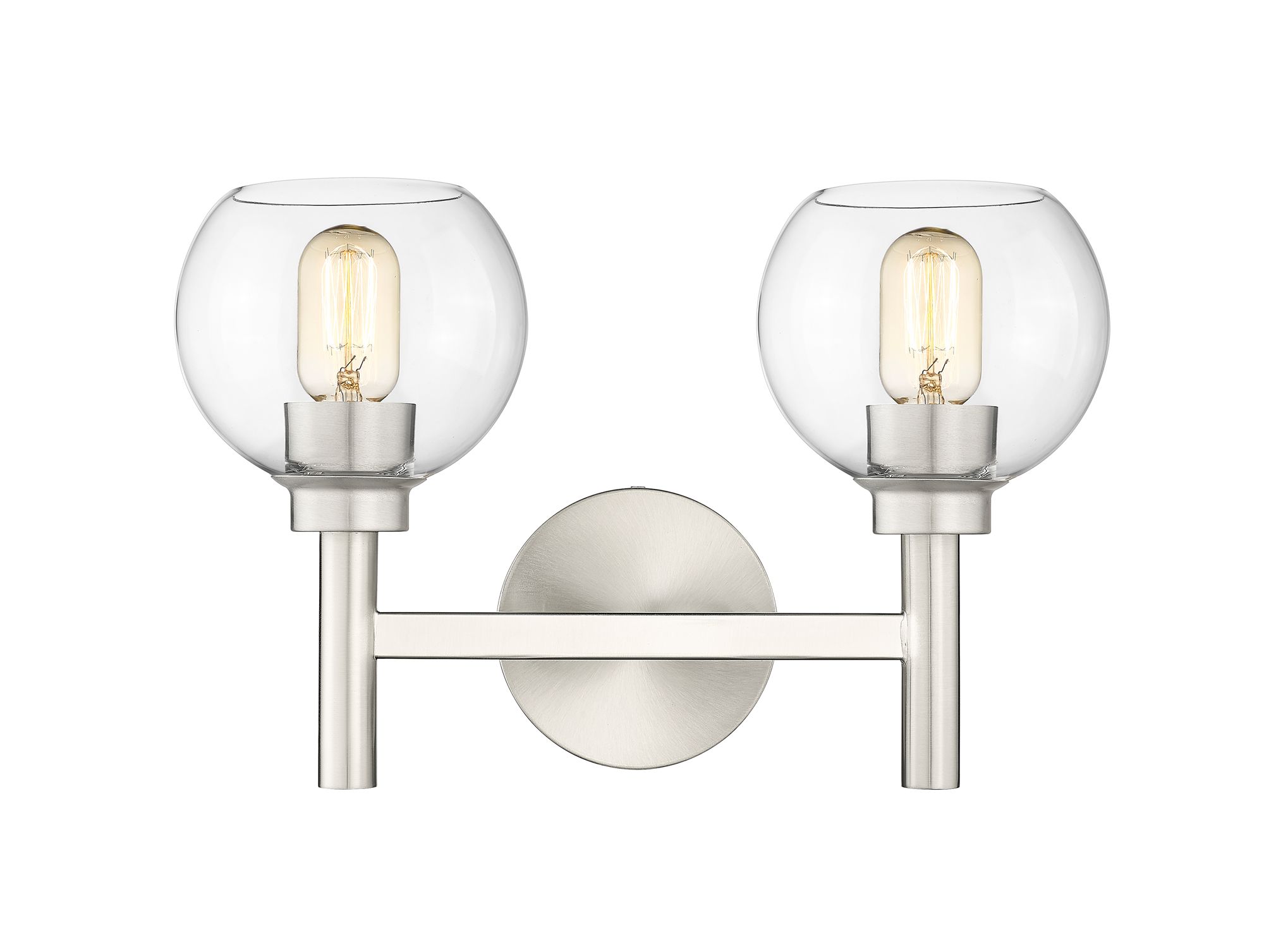 Image 6 Sutton by Z-Lite Brushed Nickel 15.75 inch 2 Light Vanity more views