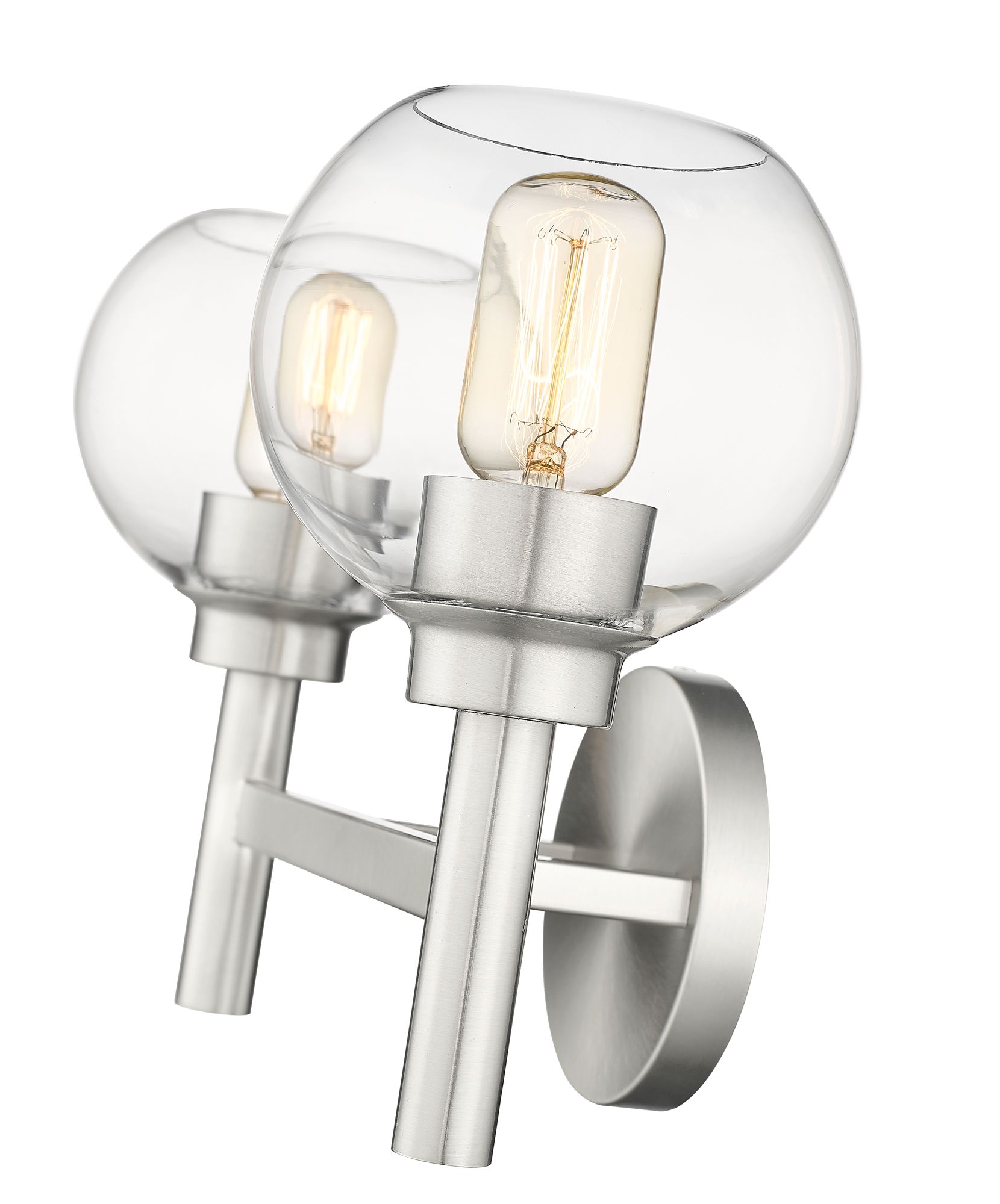 Image 7 Sutton by Z-Lite Brushed Nickel 15.75 inch 2 Light Vanity more views