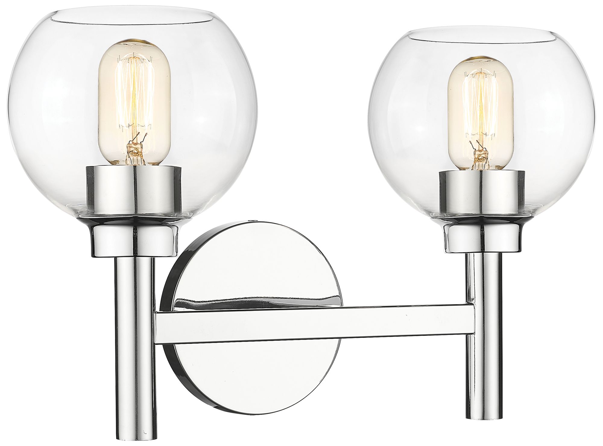 Sutton by Z-Lite Chrome 15.75 inch 2 Light Vanity