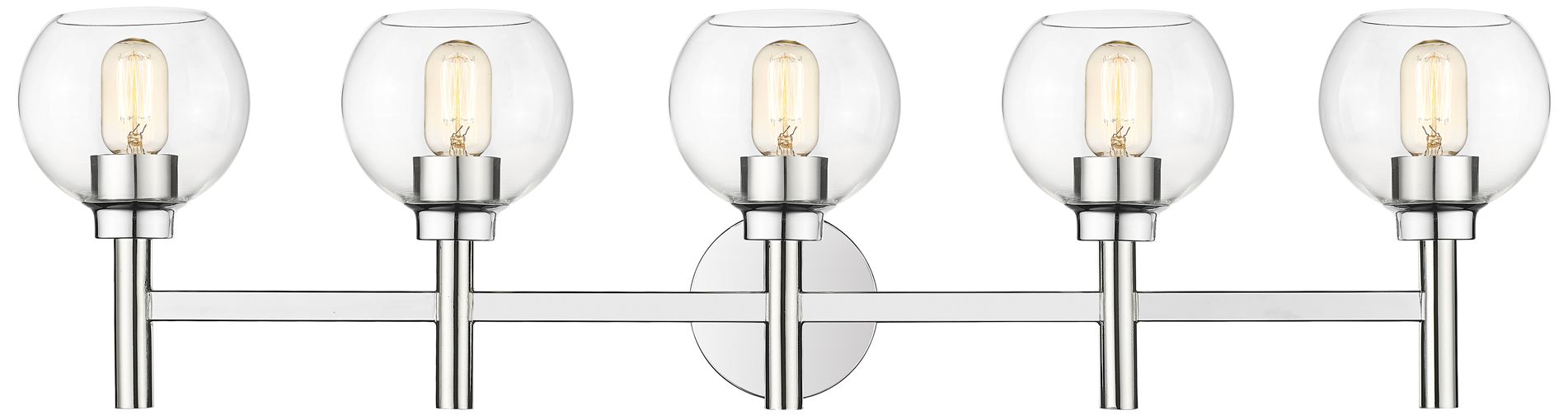 Image 5 Sutton by Z-Lite Chrome 39.5 inch 5 Light Vanity more views