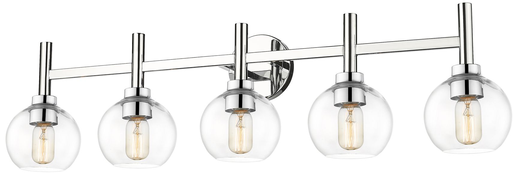 Image 6 Sutton by Z-Lite Chrome 39.5 inch 5 Light Vanity more views