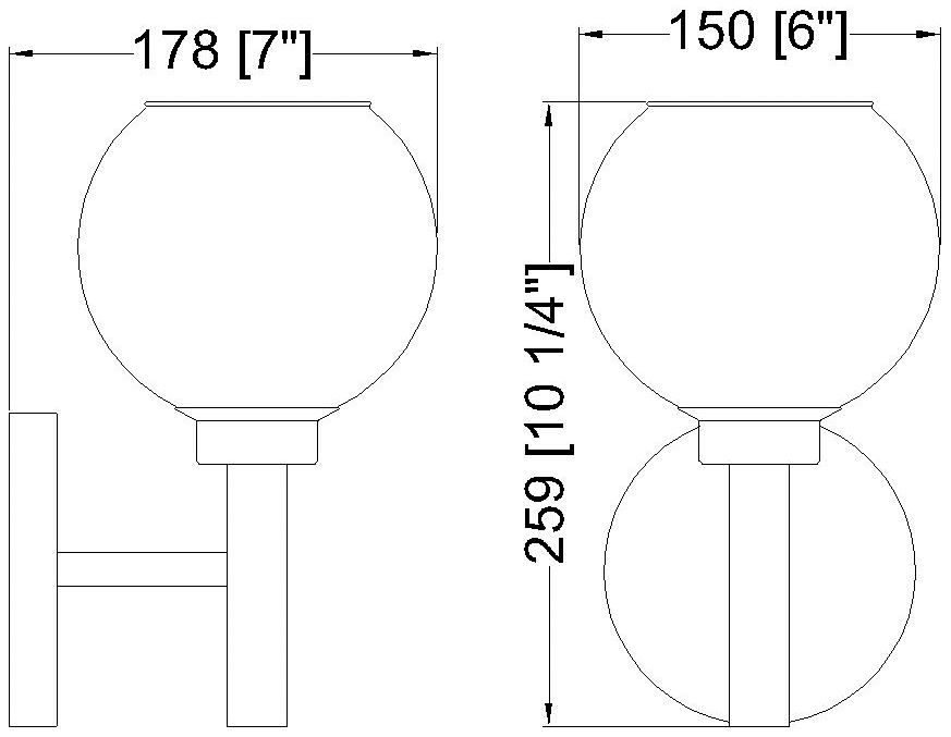 Sutton by Z-Lite Chrome 6 inch 1 Light Wall Sconce