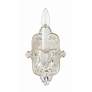 4_Sutton Collection 11" High Antique White and Gold Sconce more views