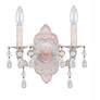 1_Sutton Collection Antique White Two Light Wall Sconce