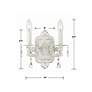 5_Sutton Collection Antique White Two Light Wall Sconce more views