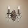 Sutton Collection Bronze 11" High Two Light Wall Sconce
