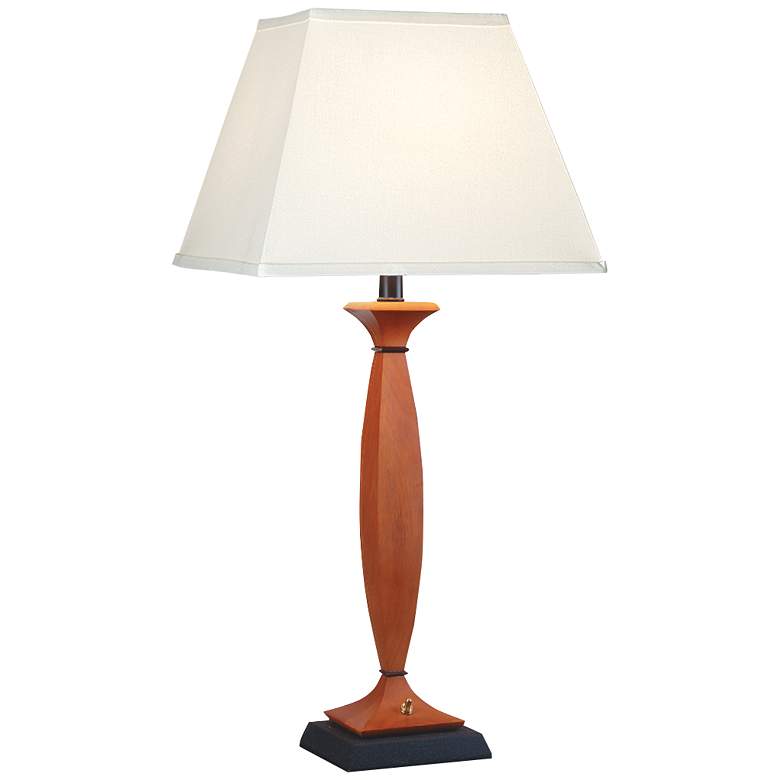 Image 1 Sutton Dark Mahogany Table Lamp