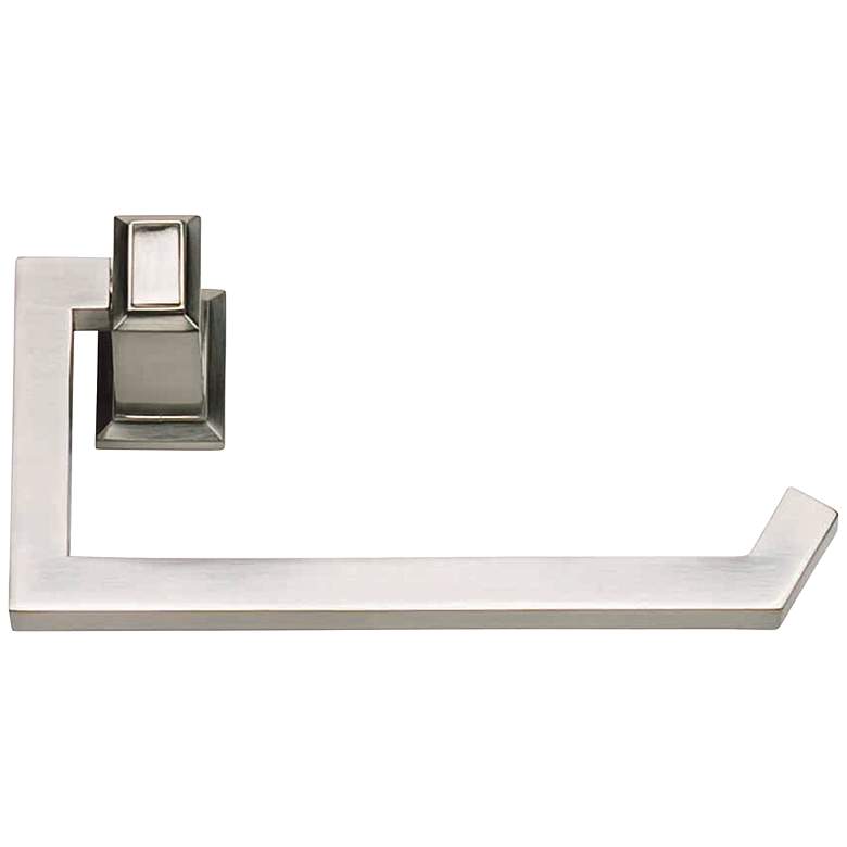 Image 1 Sutton Place 6 3/4 inchW Brushed Nickel Toilet Paper Holder