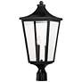 1_Sutton Place VX 24 1/4"H Black 2-Light Outdoor Post Light