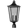 4_Sutton Place VX 24 1/4"H Black 2-Light Outdoor Post Light more views