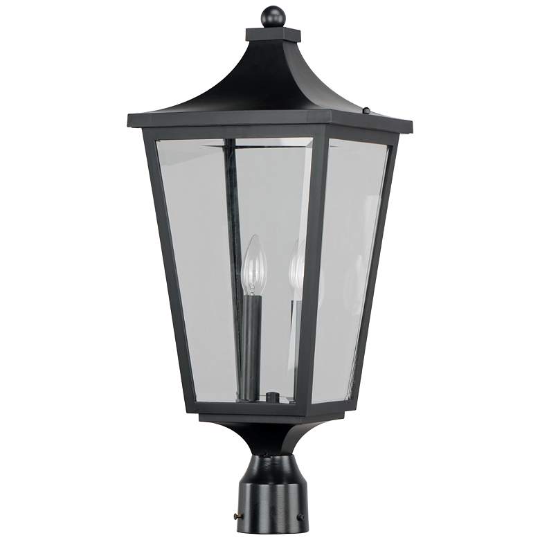 Image 6 Sutton Place VX 24 1/4"H Black 2-Light Outdoor Post Light more views