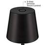 Suvi 14 3/4" Matte Black Battery Powered Cordless Table Lamps