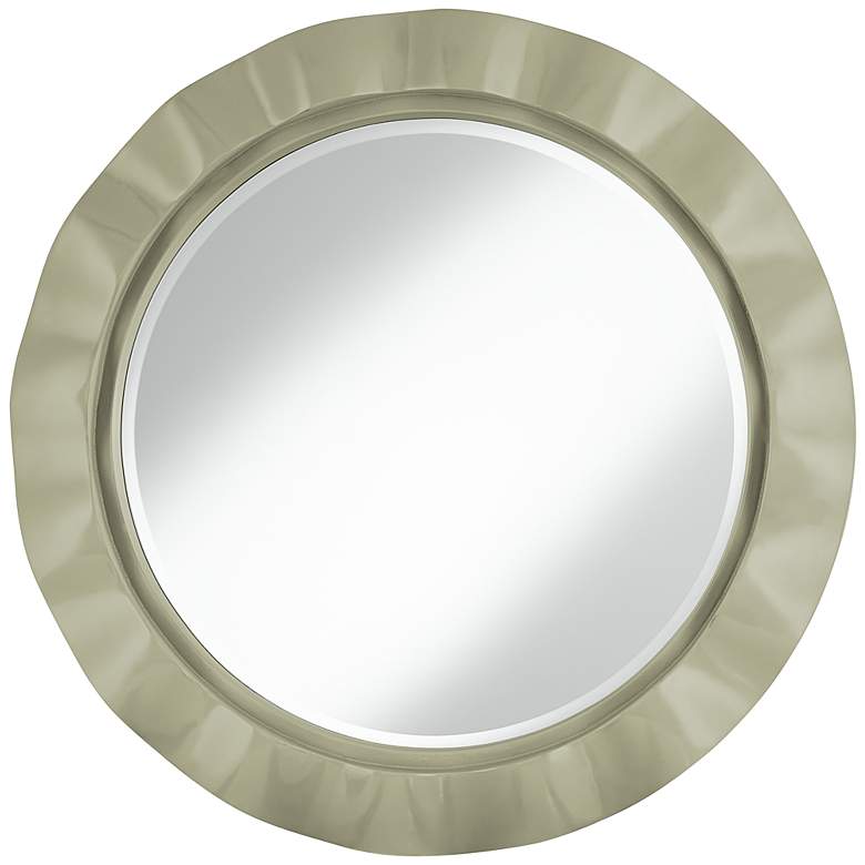 Image 1 Svelte Sage 32 inch Round Brezza Wall Mirror