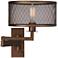 Svende Oil Rubbed Bronze Plug-In Swing Arm Wall Lamp