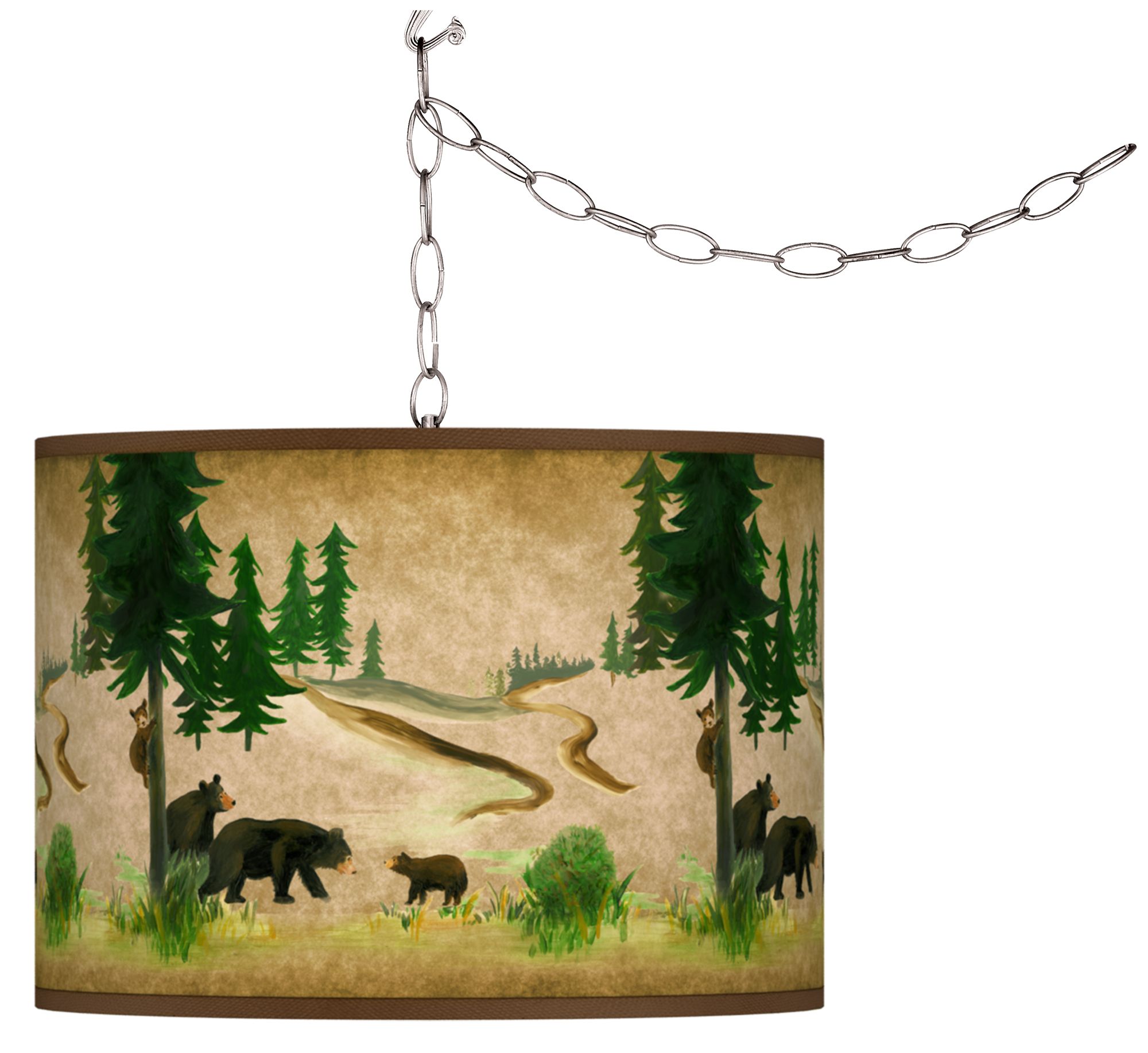 Plug in chandelier rustic hotsell