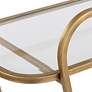 5_Swain 35 3/4" Wide Gold Serving Cart more views