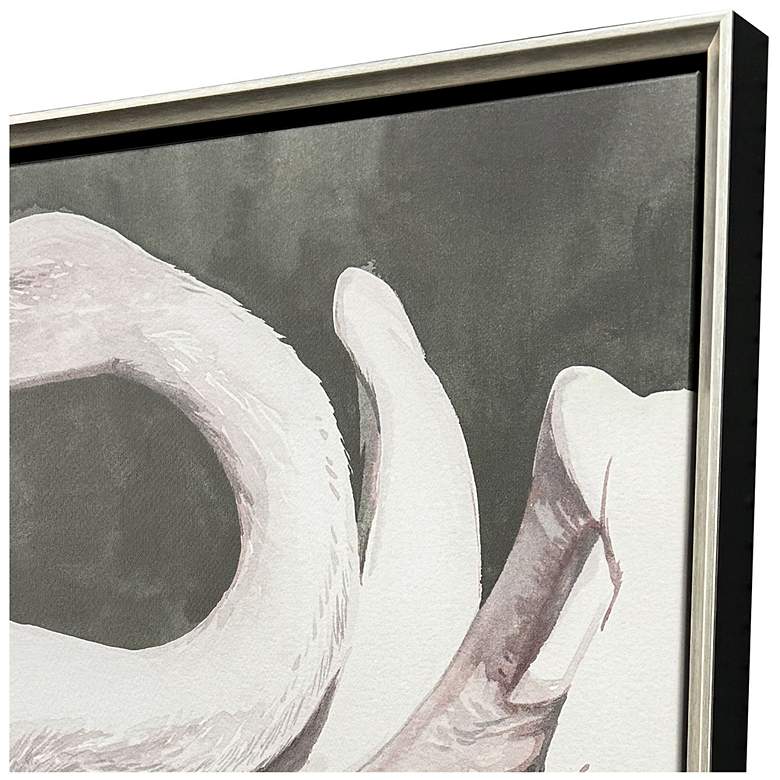 Image 3 Swan Dance II 34"W x 42"H Transitional Canvas more views