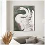 4_Swan Dance II 34"W x 42"H Transitional Canvas more views