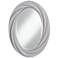 Swanky Gray 30" High Oval Twist Wall Mirror
