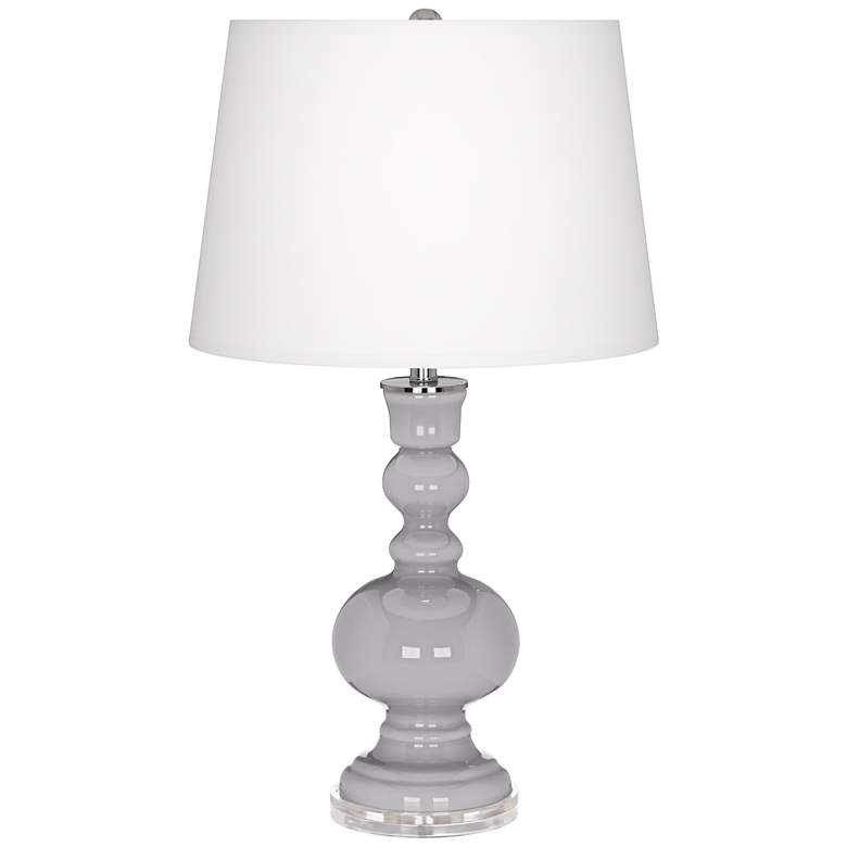 Image 2 Swanky Gray Apothecary Table Lamp with Dimmer