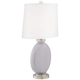 Image3 of Swanky Gray Carrie Table Lamp Set of 2 with Dimmers more views