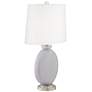 Swanky Gray Carrie Table Lamp Set of 2 with Dimmers