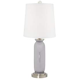 Image4 of Swanky Gray Carrie Table Lamp Set of 2 with Dimmers more views