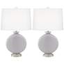 Swanky Gray Carrie Table Lamp Set of 2