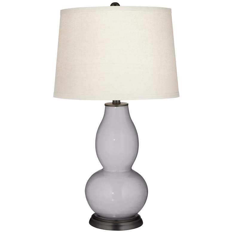 Image 2 Swanky Gray Double Gourd Table Lamp