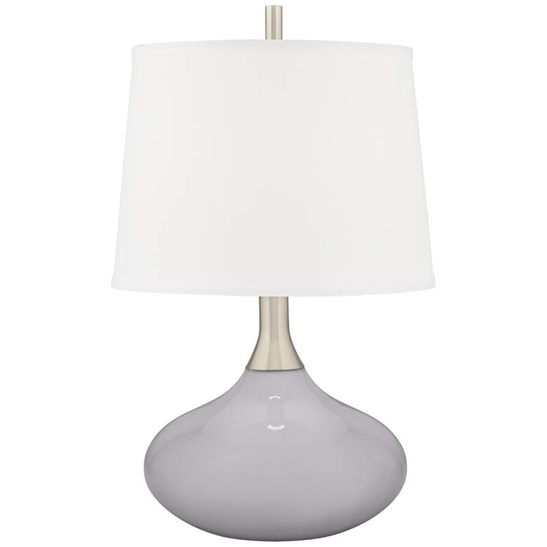 Image 1 Swanky Gray Felix Modern Table Lamp