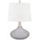 Swanky Gray Felix Modern Table Lamp