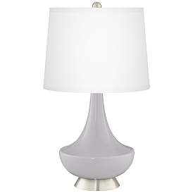Image2 of Swanky Gray Gillan Glass Table Lamp