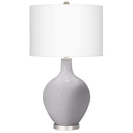Image2 of Swanky Gray Ovo Table Lamp With Dimmer