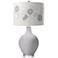 Swanky Gray Rose Bouquet Ovo Table Lamp