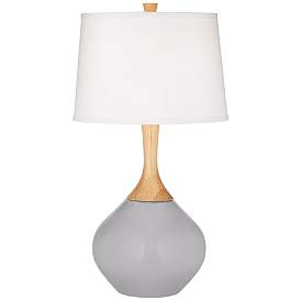 Image2 of Swanky Gray Wexler Table Lamp with Dimmer