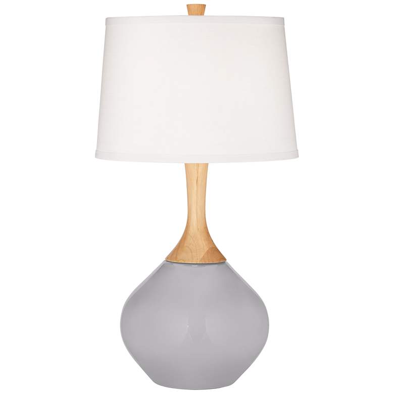 Image 2 Swanky Gray Wexler Table Lamp with Dimmer