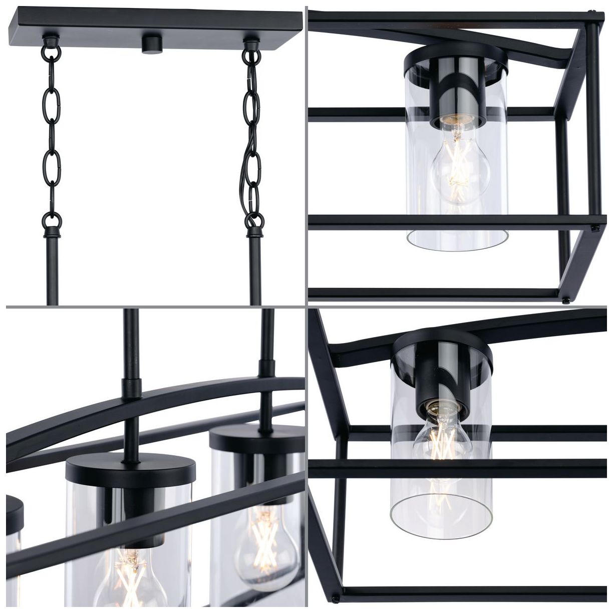Image 6 Swansea Collection Four-Light 36" Outdoor Chandelier more views