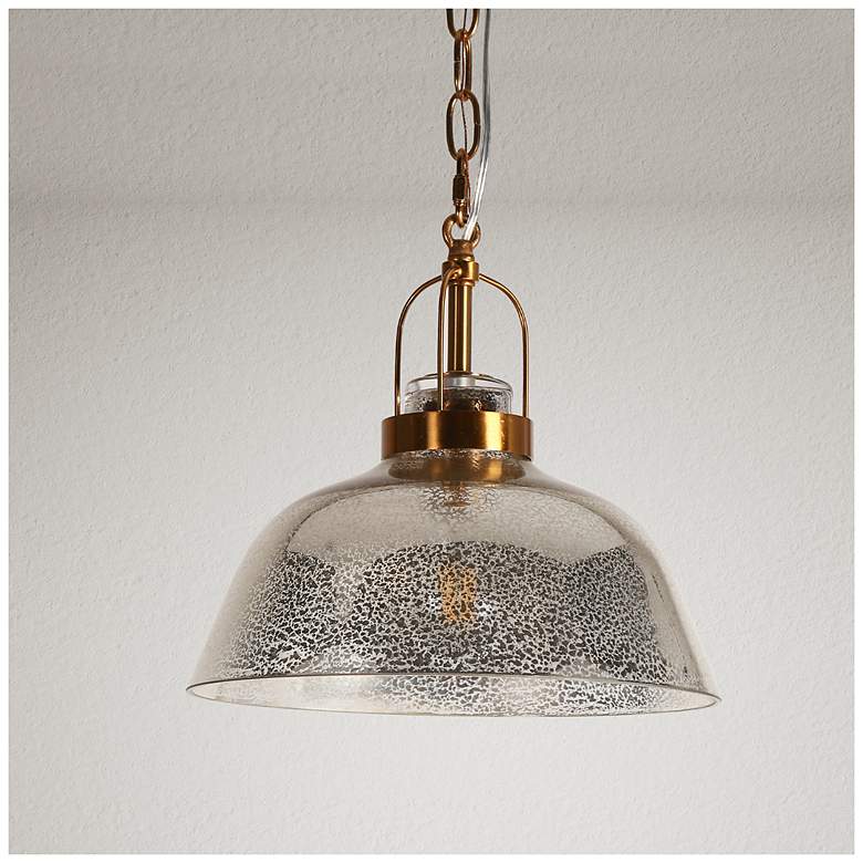 Image 3 Swarajism 1-Light Glass Pendant Light more views