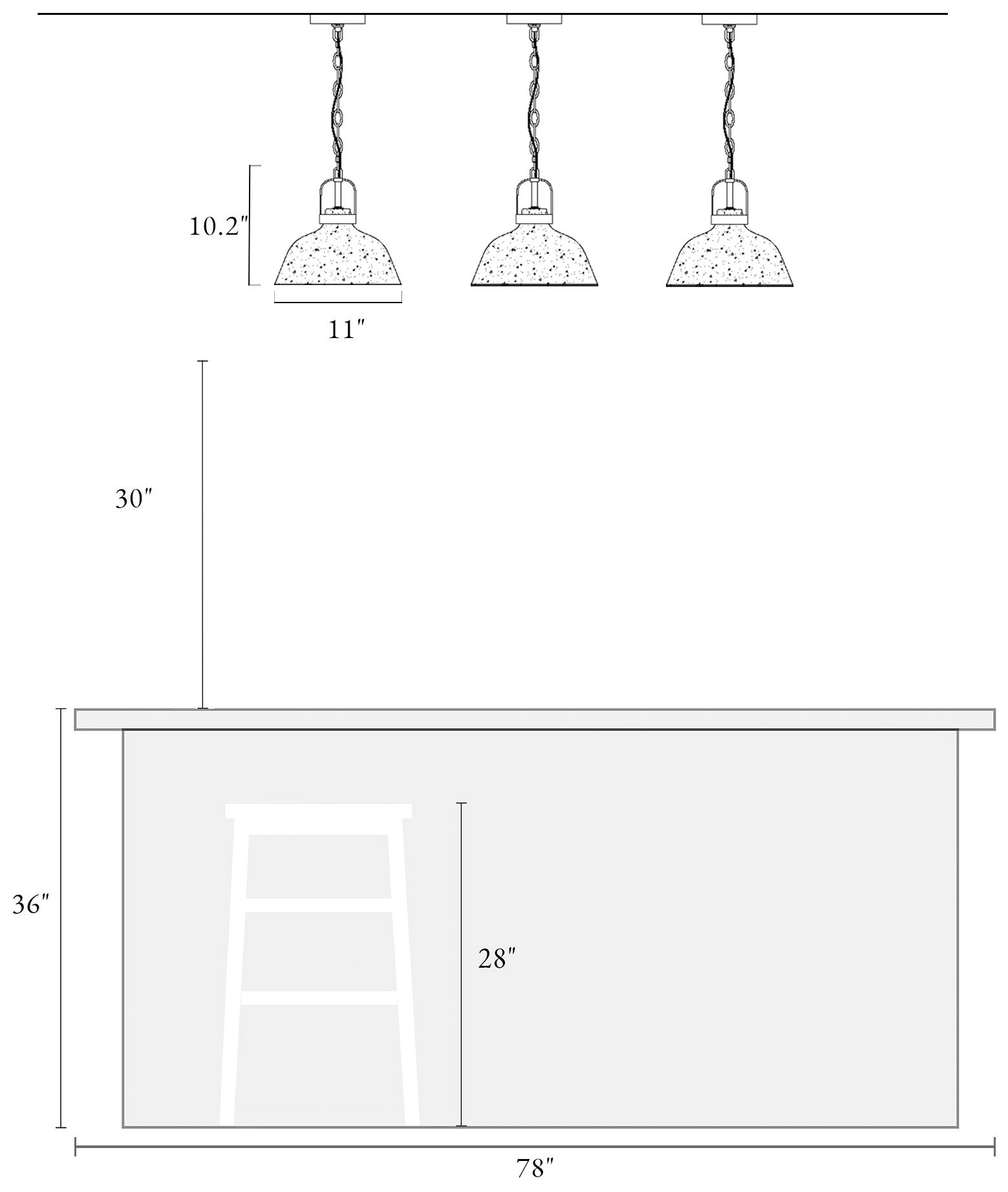 Swarajism 1-Light Glass Pendant Light