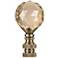 Swarovski Champagne Crystal Ball Lamp Shade Finial