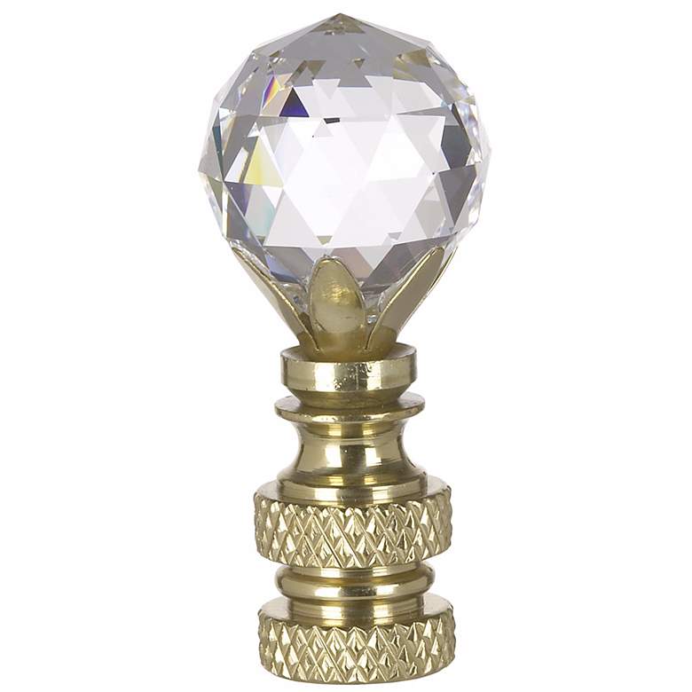 Image 1 Swarovski Crystal Ball Lamp Shade Finial