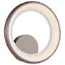 Sway 11.75"H ADA Light Bronze Ring LED Wall Sconce With Opal Acrylic S